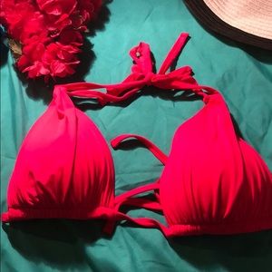 LA Blanca triangle top